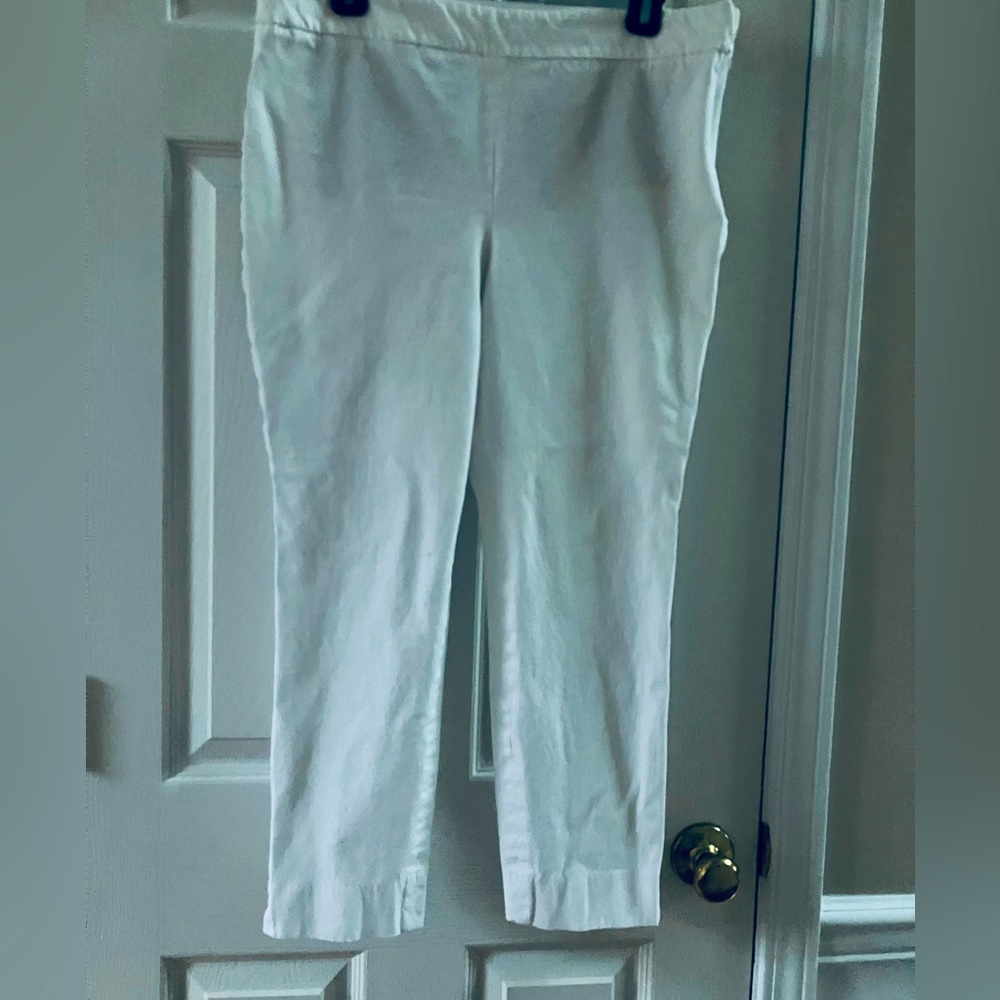 Talbots White Capris